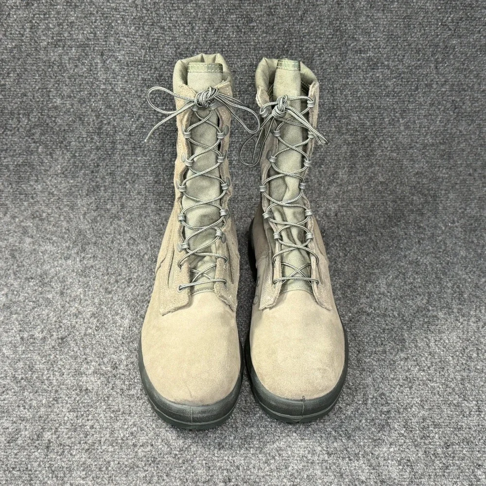 Belleville 600 Hot Weather Military Combat Boot Mens 10.5 Green Lace Up Tactical